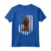 American Flag Sussex Spaniel - Divertente Maglietta per Amanti dei Cani - 4th Of July USA