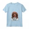 Donna Divertente Sussex Spaniel Mugshot Cane colpevole Maglietta con Collo a V - Regalo per Amanti dei Cani e Amici - Ideale per Amanti del Sussex Spaniel