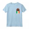Irlanda Bandiera Sussex Spaniel Cane in Tasca Maglietta - Ideale Regalo per Amanti dei Cani