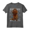 Cappello Natale Sussex Spaniel Ugly Christmas Maglietta - Regalo Divertente per Amanti dei Cani e del Natale