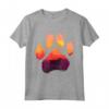Maglietta Silhouette Paw Dog Sunset - Regalo per Amanti dei Cani Sussex Spaniel - Natale, Ringraziamento, Compleanno