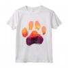 Maglietta Silhouette Paw Dog Sunset - Regalo per Amanti dei Cani Sussex Spaniel - Natale, Ringraziamento, Compleanno