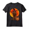 Sussex Spaniel Zucca di Halloween Maglietta - Regalo Divertente per Amanti dei Cani - Dog Halloween Sussex Spaniel Jack O Lantern Pumpkin