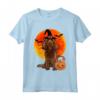 Sussex Spaniel Zucca di Halloween Maglietta - Regalo Divertente per Amanti dei Cani - Dog Halloween Sussex Spaniel Jack O Lantern Pumpkin