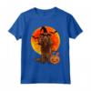 Sussex Spaniel Zucca di Halloween Maglietta - Regalo Divertente per Amanti dei Cani - Dog Halloween Sussex Spaniel Jack O Lantern Pumpkin