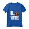 Donna Amo il mio amante dei cani Sussex Spaniel Maglietta con Collo a V - I Love My Dog Lover - Ideale per Regali per Amanti dei Cani
