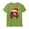 Sussex Spaniel - Cappello da Babbo Natale con Cane Maglietta Festiva - Ideale Regalo per Amanti dei Cani durante le Vacanze Invernali