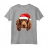 Sussex Spaniel - Cappello da Babbo Natale con Cane Maglietta Festiva - Ideale Regalo per Amanti dei Cani durante le Vacanze Invernali