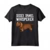 Divertente Sussex Spaniel Whisperer Amante dei Cani Maglietta - Ideale Regalo per Amici e Familiari - Cani Pazzi
