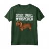Divertente Sussex Spaniel Whisperer Amante dei Cani Maglietta - Ideale Regalo per Amici e Familiari - Cani Pazzi