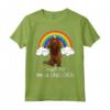 Arcobaleno Mágico Unicorno Sussex Spaniel Maglietta - Divertente Regalo per Amanti dei Cani e degli Unicorni