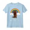 Arcobaleno Mágico Unicorno Sussex Spaniel Maglietta - Divertente Regalo per Amanti dei Cani e degli Unicorni