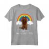 Arcobaleno Mágico Unicorno Sussex Spaniel Maglietta - Divertente Regalo per Amanti dei Cani e degli Unicorni