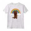 Arcobaleno Mágico Unicorno Sussex Spaniel Maglietta - Divertente Regalo per Amanti dei Cani e degli Unicorni