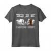 Campfire Sussex Spaniel Cane This Is My Camping Maglietta - Funny Dog Lover Gift for Camping Enthusiasts