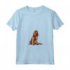 Donna Sussex Spaniel Maglietta con Collo a V - Design Illustrazione Leggera - Ideale per Amanti dei Cani