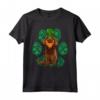 Sussex Spaniel San Patrizio Pata Shamrock Maglietta - Regalo Divertente per Amanti dei Cani a San Patrizio