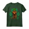 Sussex Spaniel San Patrizio Pata Shamrock Maglietta - Regalo Divertente per Amanti dei Cani a San Patrizio