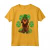 Sussex Spaniel San Patrizio Pata Shamrock Maglietta - Regalo Divertente per Amanti dei Cani a San Patrizio