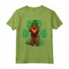 Sussex Spaniel San Patrizio Pata Shamrock Maglietta - Regalo Divertente per Amanti dei Cani a San Patrizio