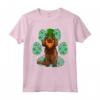Sussex Spaniel San Patrizio Pata Shamrock Maglietta - Regalo Divertente per Amanti dei Cani a San Patrizio