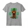 Sussex Spaniel San Patrizio Pata Shamrock Maglietta - Regalo Divertente per Amanti dei Cani a San Patrizio