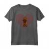 Maglietta Sussex Spaniel San Valentino - Design Fingerprint Love per Amanti dei Cani - Ideale Regalo di San Valentino