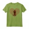 Maglietta Sussex Spaniel San Valentino - Design Fingerprint Love per Amanti dei Cani - Ideale Regalo di San Valentino