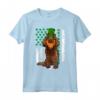 Americana Irlandese Giorno San Patrizio Sussex Spaniel Maglietta - Ideale per Amanti dei Cani e la Festa di San Patrizio