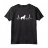 Design Di Battito Cardiaco Sussex Spaniel - Maglietta per Addestratori e Amanti dei Cani Sussex Spaniel