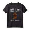 Solo Un Ragazzo Che Ama Cani Sussex Spaniel Maglietta - Regalo Divertente per Amanti dei Cani