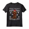 Merry Christmas - Ornamento Natalizio Sussex Spaniel Maglietta per Amanti dei Cani - Ideale come Regalo Natalizio
