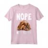 NOPE NOT OGGI Cane pigro Divertente Sussex Spaniel Dog Maglietta - Ideale per Regalo a Amanti dei Cani - Compleanno o Natale