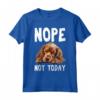 NOPE NOT OGGI Cane pigro Divertente Sussex Spaniel Dog Maglietta - Ideale per Regalo a Amanti dei Cani - Compleanno o Natale