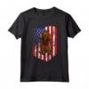 Bandiera Americana Sussex Spaniel 4 Luglio USA Maglietta per Cani - Ideale Regalo per Amanti dei Cani Sussex Spaniel