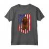 Bandiera Americana Sussex Spaniel 4 Luglio USA Maglietta per Cani - Ideale Regalo per Amanti dei Cani Sussex Spaniel
