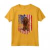 Bandiera Americana Sussex Spaniel 4 Luglio USA Maglietta per Cani - Ideale Regalo per Amanti dei Cani Sussex Spaniel