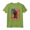 Bandiera Americana Sussex Spaniel 4 Luglio USA Maglietta per Cani - Ideale Regalo per Amanti dei Cani Sussex Spaniel
