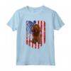 Bandiera Americana Sussex Spaniel 4 Luglio USA Maglietta per Cani - Ideale Regalo per Amanti dei Cani Sussex Spaniel