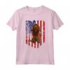 Bandiera Americana Sussex Spaniel 4 Luglio USA Maglietta per Cani - Ideale Regalo per Amanti dei Cani Sussex Spaniel