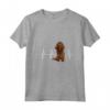 Donna Amante dei Cani del Battito Cardiaco del Sussex Spaniel - Maglietta Collo a V per Amanti dei Cani - Regalo Divertente per Amici e Familiari