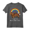 Rainbow Sussex Spaniel Trust Me - Maglietta Cane Unicorno per Amanti dei Cani - Ideale per Amici e Familiari