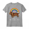 Rainbow Sussex Spaniel Trust Me - Maglietta Cane Unicorno per Amanti dei Cani - Ideale per Amici e Familiari