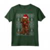 Natale Ugly Christmas Sussex Spaniel Maglietta - Regalo Divertente per Amanti dei Cani - Santa Hat Xmas Design