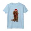 Natale Ugly Christmas Sussex Spaniel Maglietta - Regalo Divertente per Amanti dei Cani - Santa Hat Xmas Design