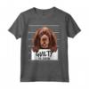 Divertente Sussex Spaniel Mugshot - Maglietta Cane Colpevole per Amanti dei Cani - Ideale come Regalo per Amici e Familiari