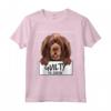 Divertente Sussex Spaniel Mugshot - Maglietta Cane Colpevole per Amanti dei Cani - Ideale come Regalo per Amici e Familiari