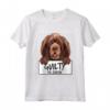 Divertente Sussex Spaniel Mugshot - Maglietta Cane Colpevole per Amanti dei Cani - Ideale come Regalo per Amici e Familiari