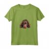 Donna Pigro Sussex Spaniel Maglietta con Collo a V - Design Illustrazione per Amanti dei Cani