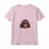 Donna Pigro Sussex Spaniel Maglietta con Collo a V - Design Illustrazione per Amanti dei Cani